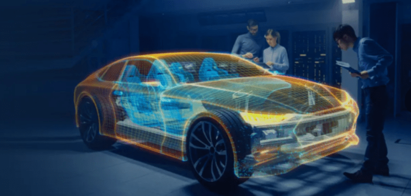 How an Automotive App Development Company Designs Gamified Driving Apps A car with 3d vector design